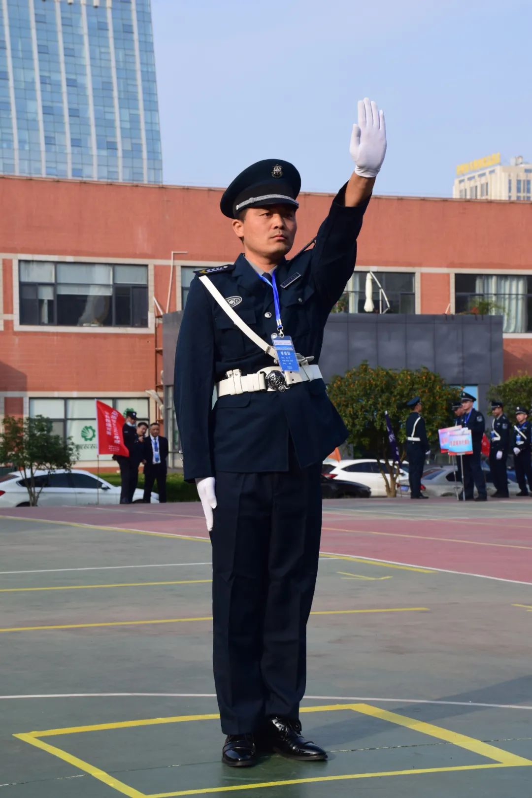 防疫一线振升保安志愿者在行动